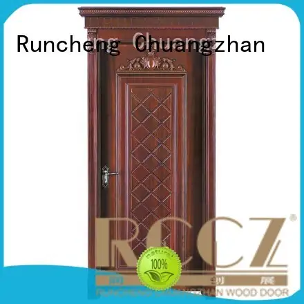Runcheng Chuangzhan attractive wood composite door for business for hotels 1
