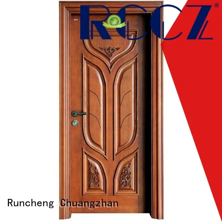 Runcheng Chuangzhan interior solid wood door designs for business for villas 1
