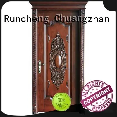 Runcheng Chuangzhan veneer rosewood composite door company for villas 1