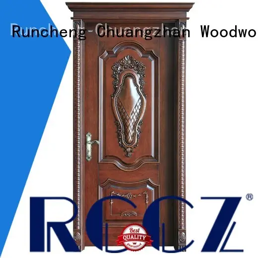 Runcheng Chuangzhan design rosewood composite door for business for indoor 1
