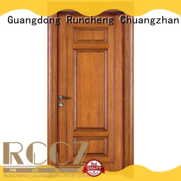 Runcheng Chuangzhan interior solid composite wooden door factory for offices 1