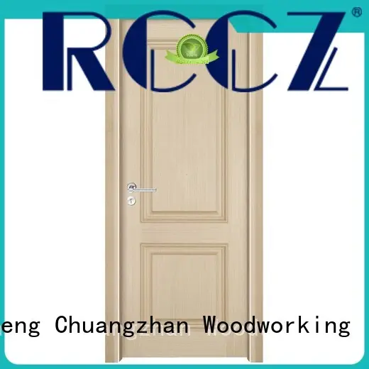 Runcheng Chuangzhan eco-friendly solid wood composite doors Suppliers for offices 1