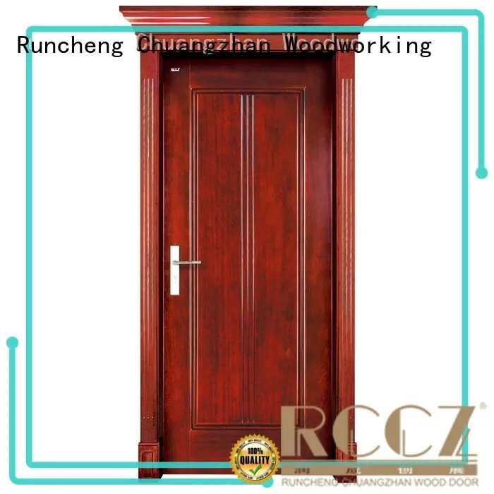 Runcheng Chuangzhan door interior wood doors with glass manufacturer for hotels 1