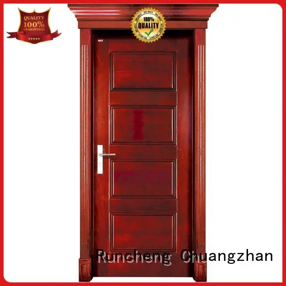 Runcheng Chuangzhan wooden new wood door manufacturer for indoor 1