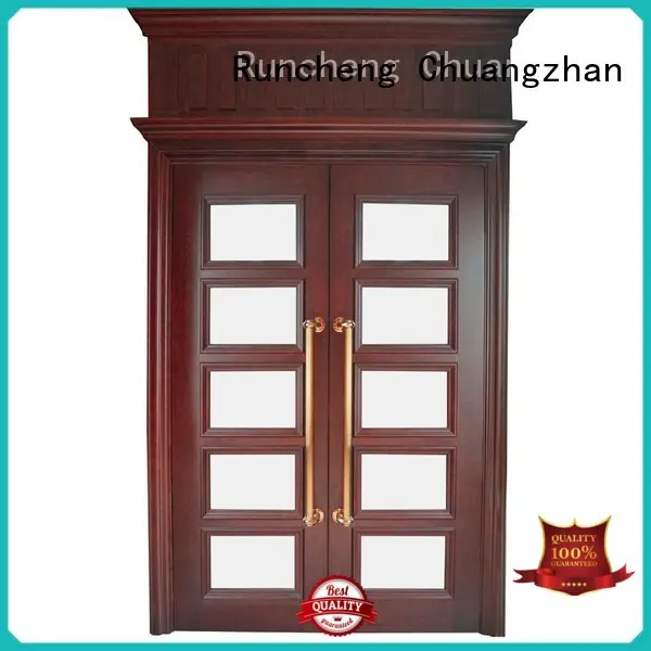 Runcheng Chuangzhan exquisite double entry doors manufacturer for villas 1
