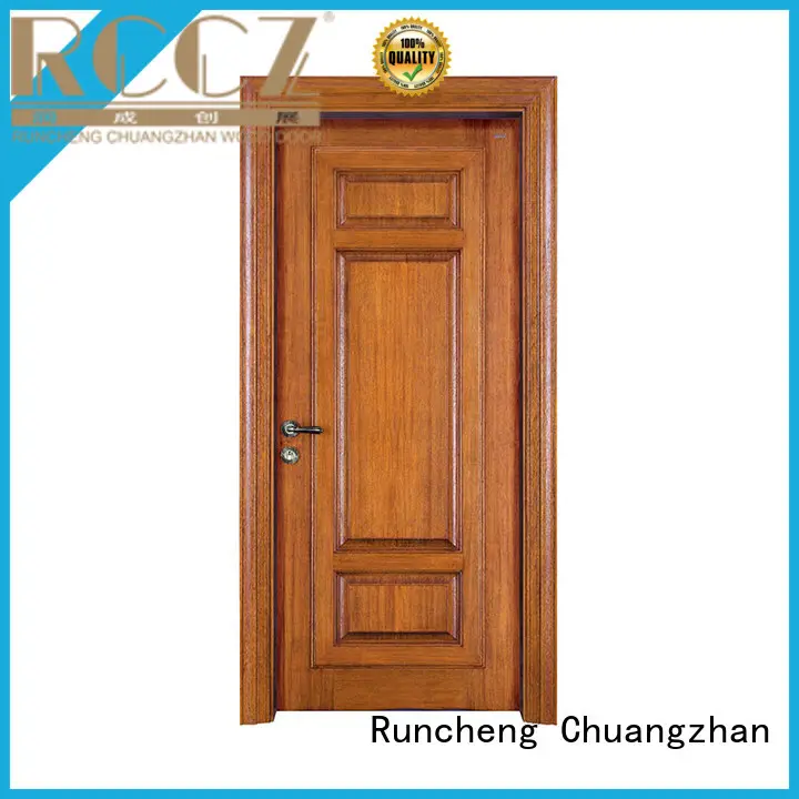 Runcheng Chuangzhan new wooden door factory for hotels 1