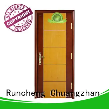 Runcheng Chuangzhan pure natural hardwood internal doors company for offices 1