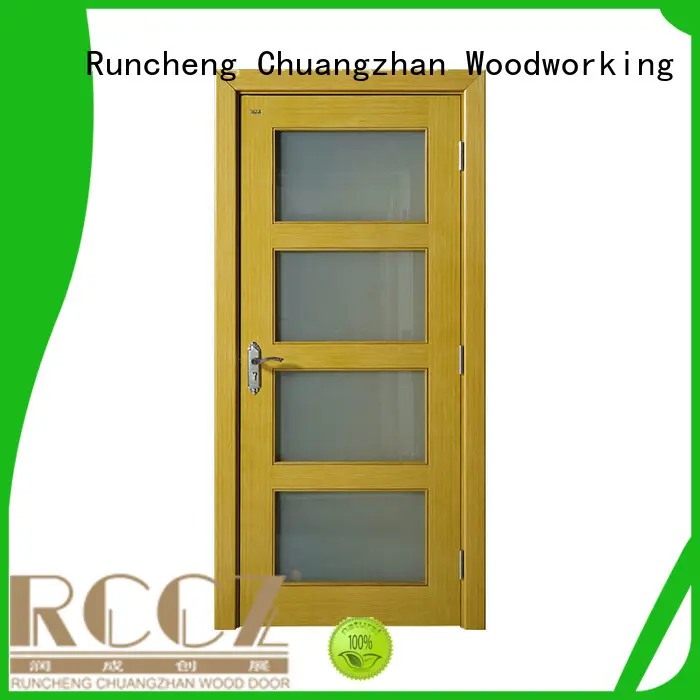 Runcheng Chuangzhan popular modern internal doors manufacturers for hotels 1