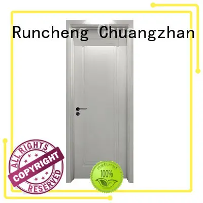 Runcheng Chuangzhan high-quality white painted internal doors manufacturers for indoor 1