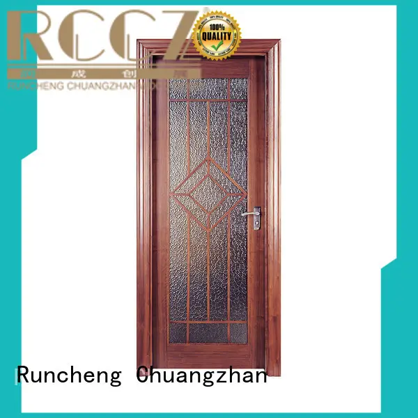 Runcheng Chuangzhan pure natural internal veneer doors for business for hotels 1