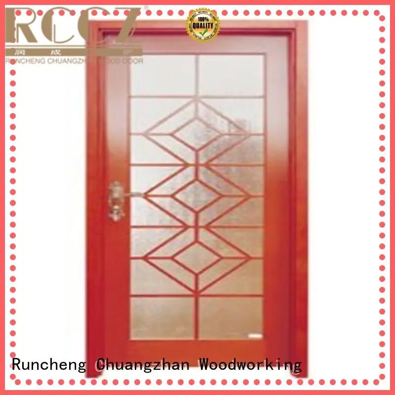Runcheng Chuangzhan white glazed interior doors for business for indoor 1