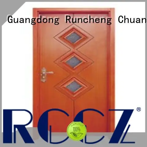 Runcheng Chuangzhan attractive white glazed interior doors Supply for hotels 1