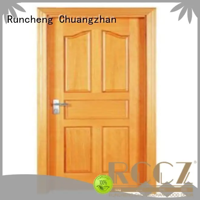 Runcheng Chuangzhan modern wooden flush door manufacturers wholesale for indoor 1