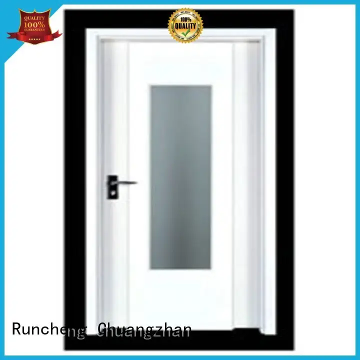 Runcheng Chuangzhan popular pine wood flush door manufacturer supplier for offices 1