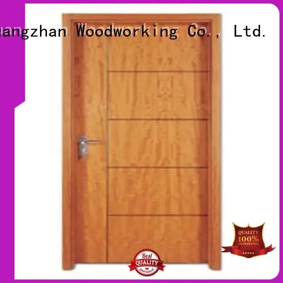 Runcheng Chuangzhan modern wooden flush door manufacturers supplier for hotels 1
