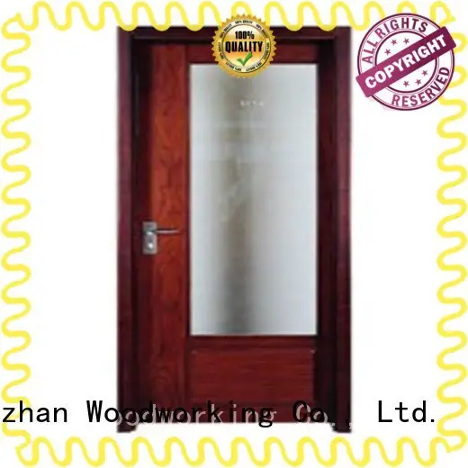 eco-friendly solid wood flush door design series for offices 1