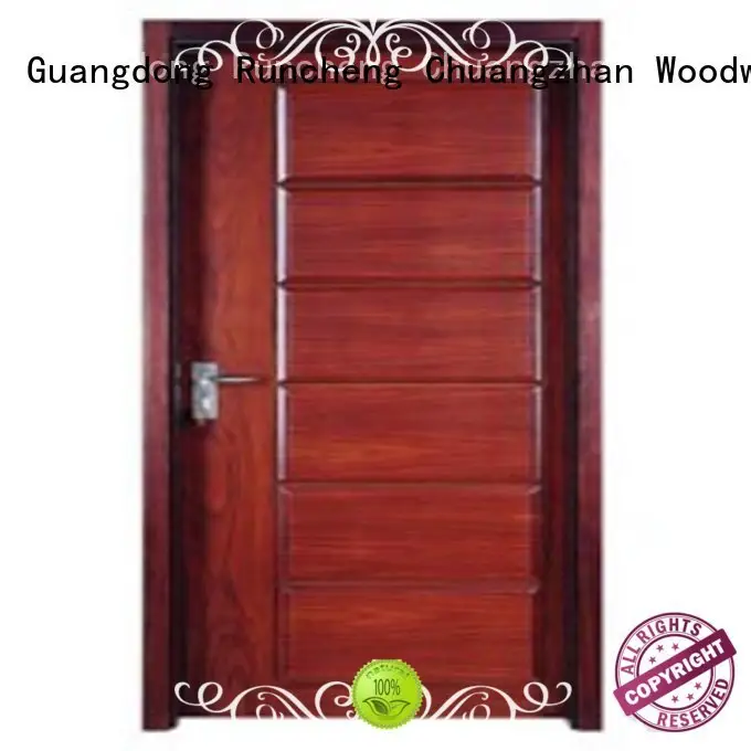 Runcheng Chuangzhan popular pine wood flush door manufacturer supplier for offices1 1