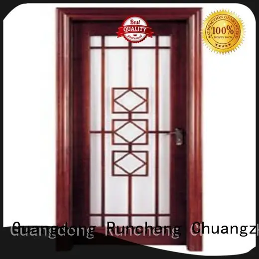 high-grade glazed wood door manufacturers for indoor 1