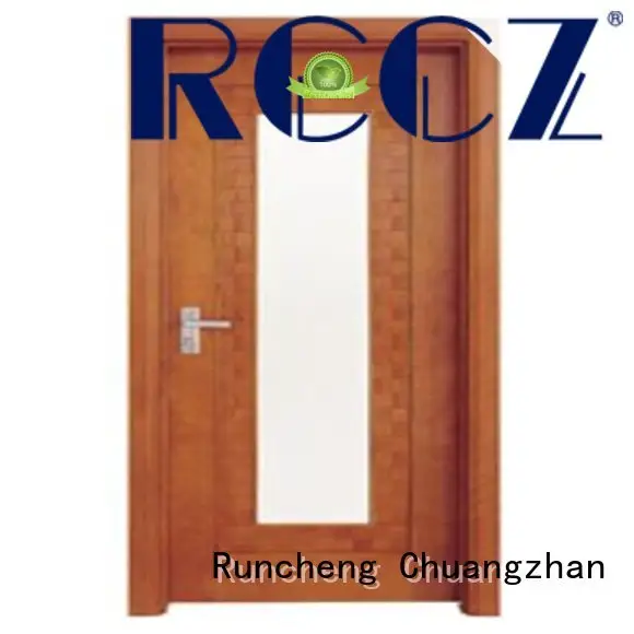 Runcheng Chuangzhan eco-friendly white glazed interior doors for business for indoor 1