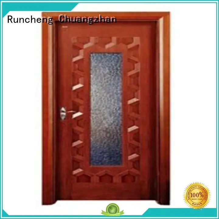 Runcheng Chuangzhan attractive glazed wood door for business for villas 1