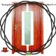 Runcheng Chuangzhan high-grade glazed wood door manufacturers for homes 1