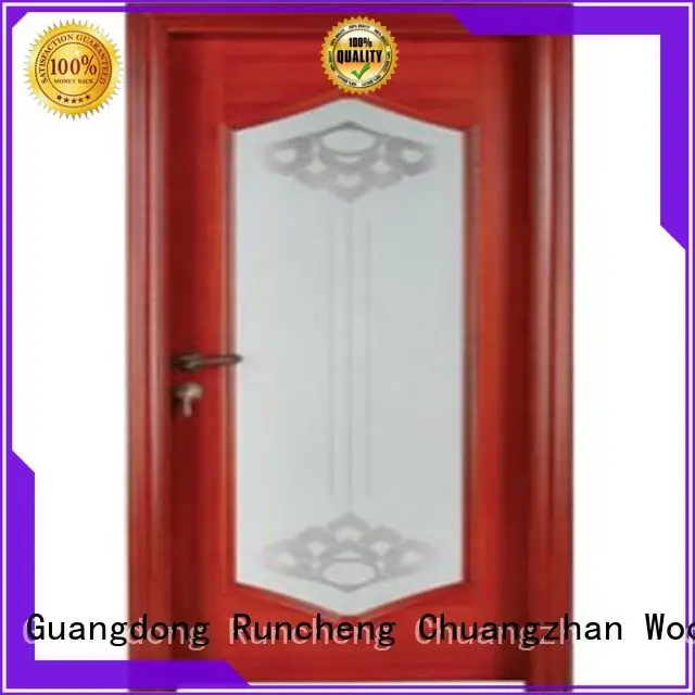 Runcheng Chuangzhan wood wooden glazed internal doors factory for homes 1
