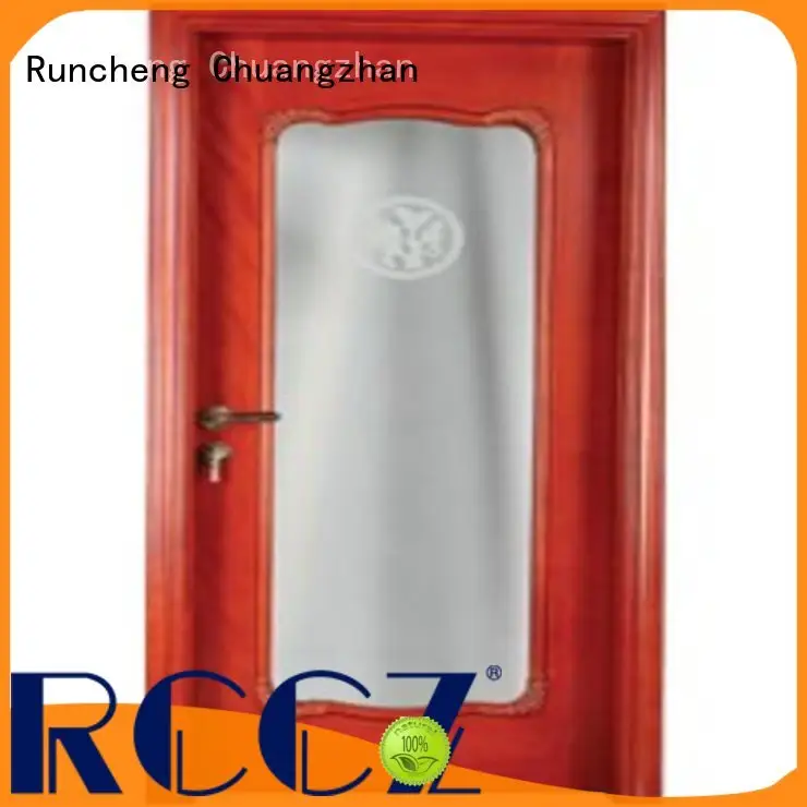 Runcheng Chuangzhan internal glazed double doors manufacturers for homes 1