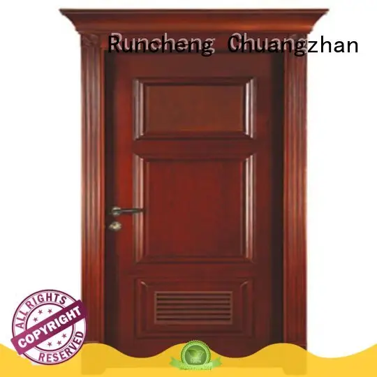 Runcheng Chuangzhan high-grade solid wood compound door Suppliers for offices 1