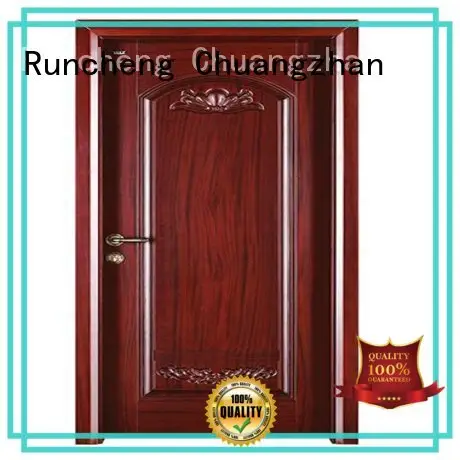 Runcheng Chuangzhan door wooden bifold doors easy installation for offices 1