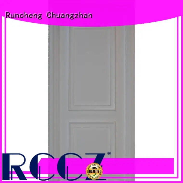Runcheng Chuangzhan white mdf doors prices Supply for hotels 1