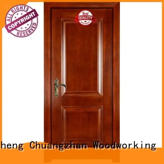 Runcheng Chuangzhan Latest wood composite front doors manufacturers for hotels 1