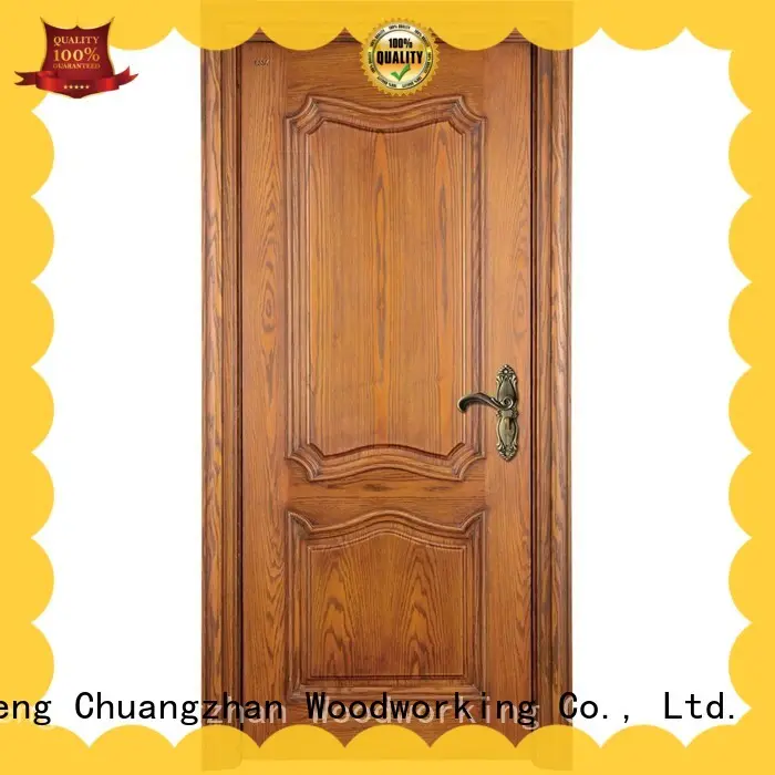 Runcheng Chuangzhan Custom wood composite front doors manufacturers for homes 1
