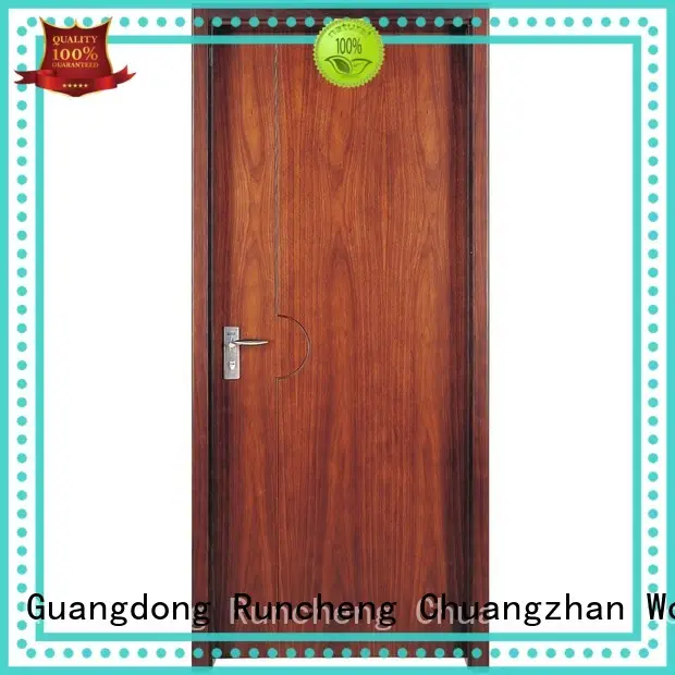 Runcheng Chuangzhan wood effect composite door company for hotels 1