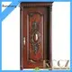 Top wood composite front doors composited factory for hotels 1