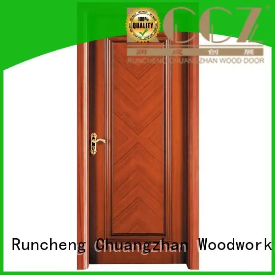 Runcheng Chuangzhan wood effect composite door company for offices 1