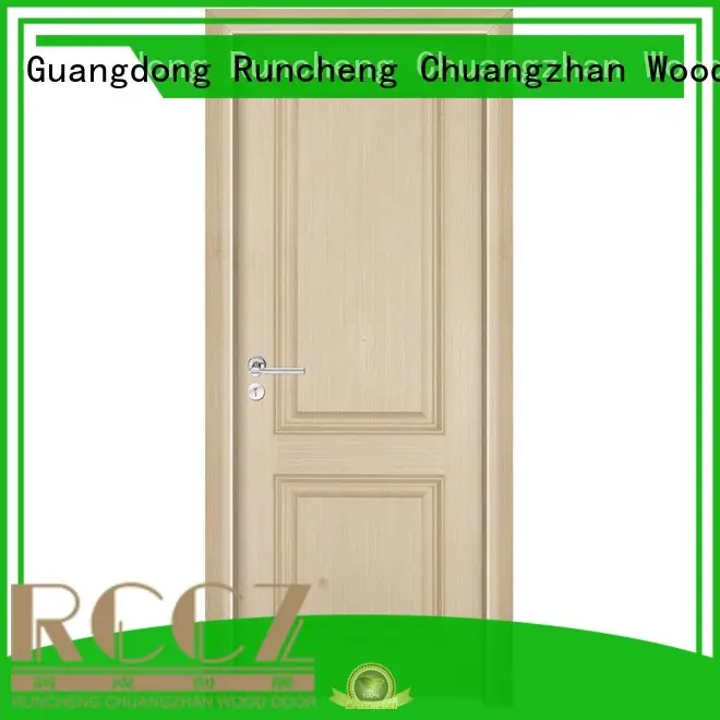 Runcheng Chuangzhan veneer wood effect composite door supply for offices 1
