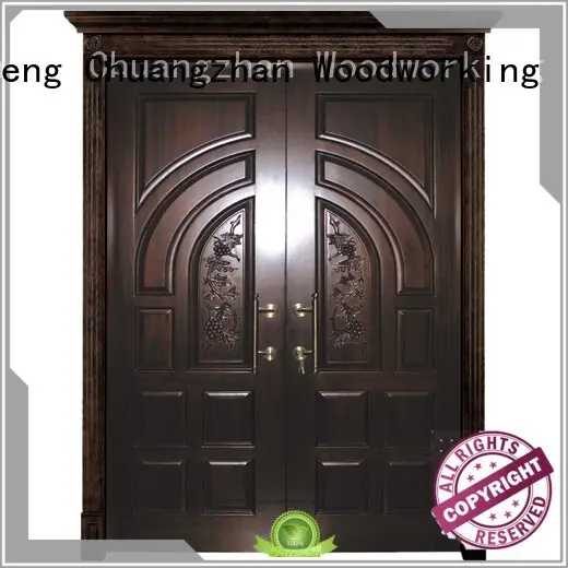 Runcheng Chuangzhan New double entrance doors factory for hotels 1