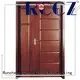Runcheng Chuangzhan modern double wood doors with glass supply for indoor 1