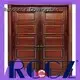 Wholesale double wood front doors solid supply for hotels 1