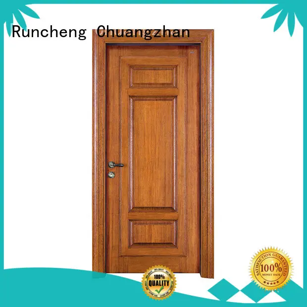 Runcheng Chuangzhan new wooden door for business for hotels 1
