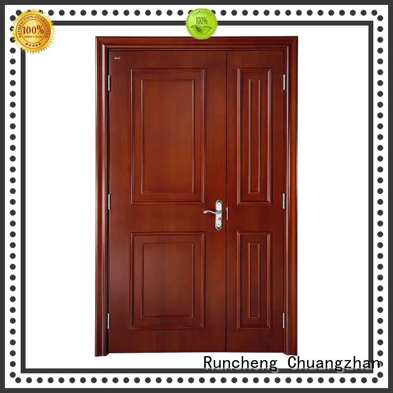Runcheng Chuangzhan New solid wood doors manufacturers for villas 1
