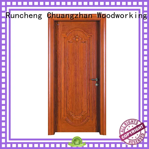 Runcheng Chuangzhan Top classic wood doors suppliers for villas 1