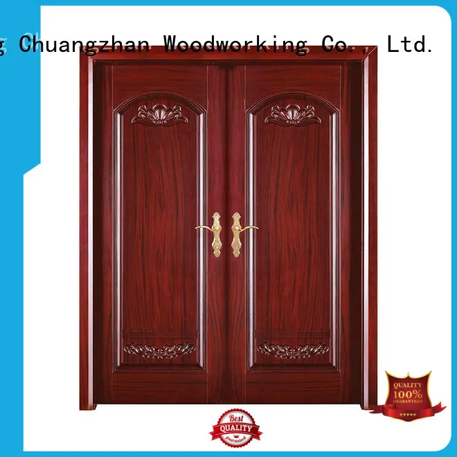 Runcheng Chuangzhan Custom external wood doors manufacturers for homes 1