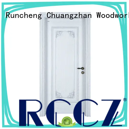 Runcheng Chuangzhan Latest exterior solid wood doors manufacturers for hotels 1