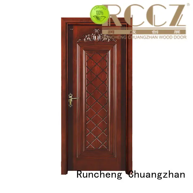 Runcheng Chuangzhan Top exterior wooden door factory for hotels 1