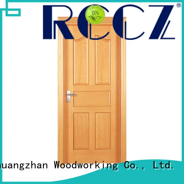 Runcheng Chuangzhan Best interior wood doors with glass manufacturers for villas 1