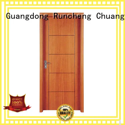 Runcheng Chuangzhan Latest interior wood doors with glass factory for offices 1