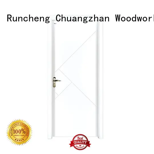Runcheng Chuangzhan white wooden internal doors factory for homes 1