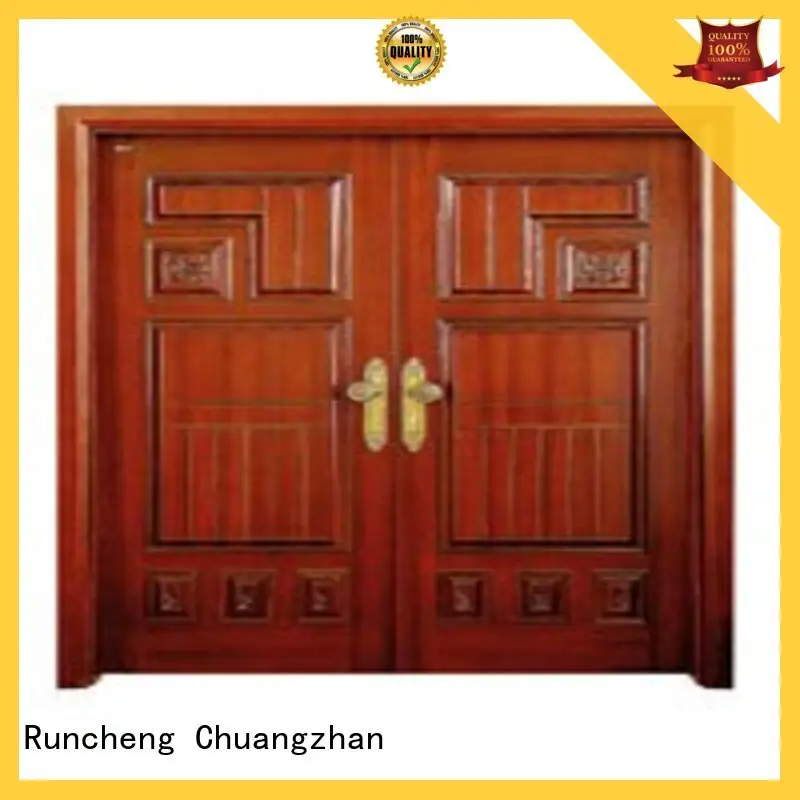 Runcheng Chuangzhan high-grade double door manufacturers for villas 1
