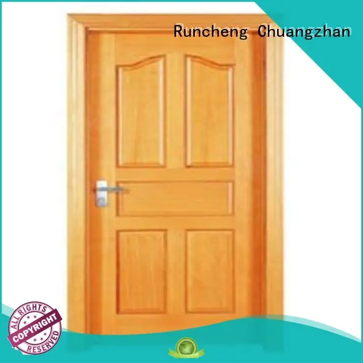 Runcheng Chuangzhan modern solid wood flush door manufacturers for homes 1